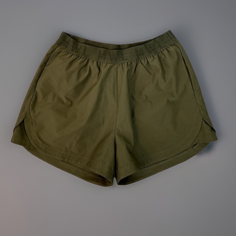 Madewell MWL Active Shorts Olive Green Athletic Running‎ Gym Small